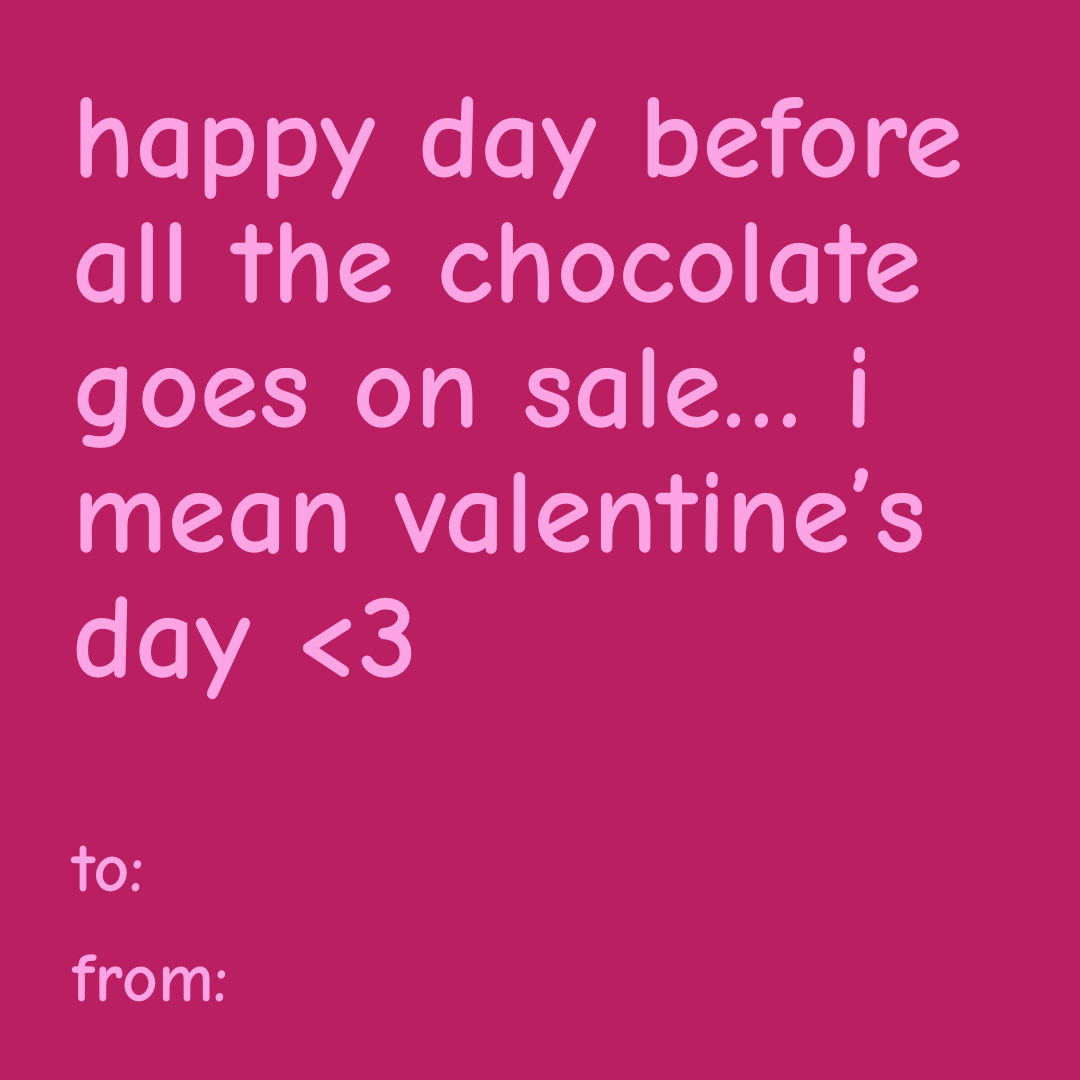 anti valentines day ecards